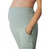 Літні спортивні штани-джогери для вагітних з кишенями Оливкові